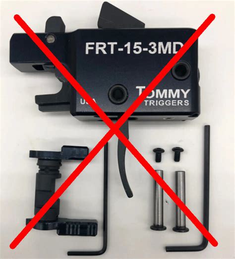 This is an updgrade kit only. . Tommy triggers frt